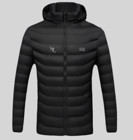 Heated puffer jacket